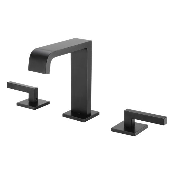 Oakland Double Handle 6-8″ Widespread Bathroom Sink Faucet with Pop Up Drain – Model# KSB8233MB