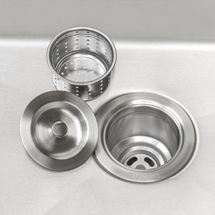 Savona Ruvati 21″ x 18″ x 12″ Deep Laundry Utility Sink Undermount 16 Gauge Stainless Steel – Model# RVU6121