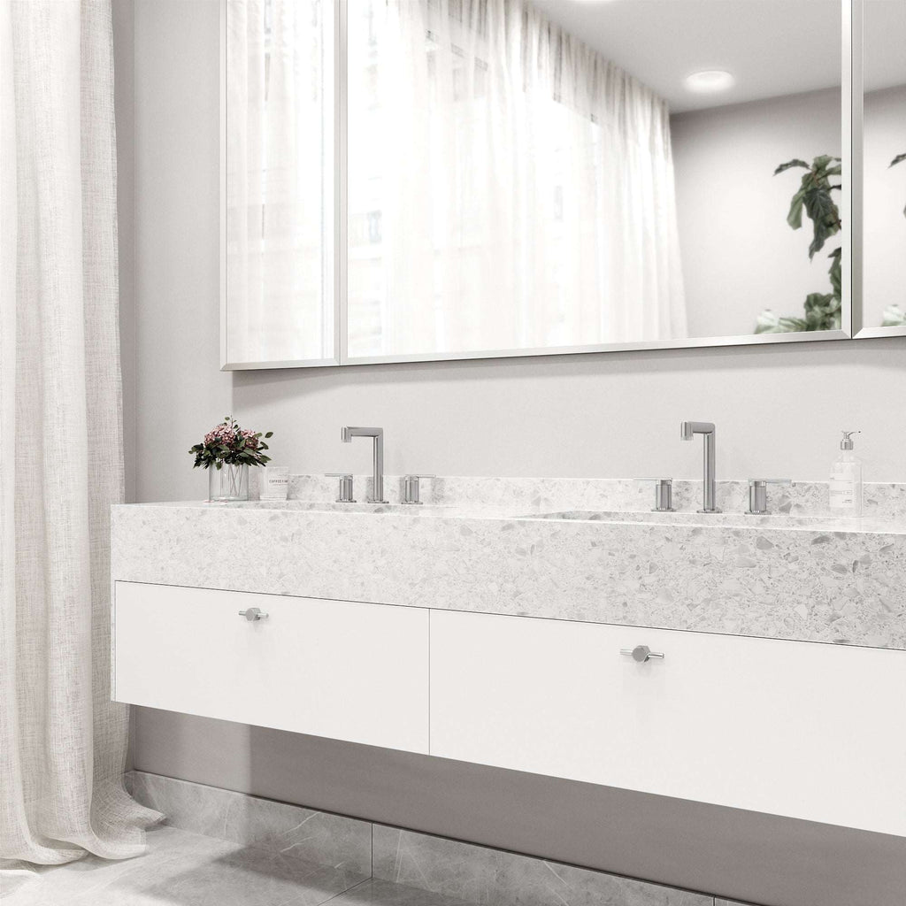 VIGO - Sterling Widespread 2 Handle Bathroom Faucet In Chrome Model# VG01304CH