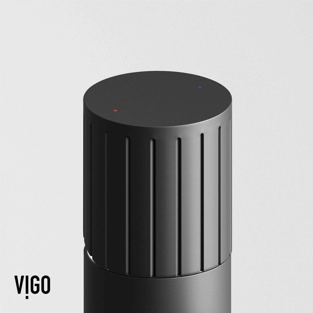 VIGO - Ashford Single Hole Bathroom Faucet In Matte Black Model# VG01052MB