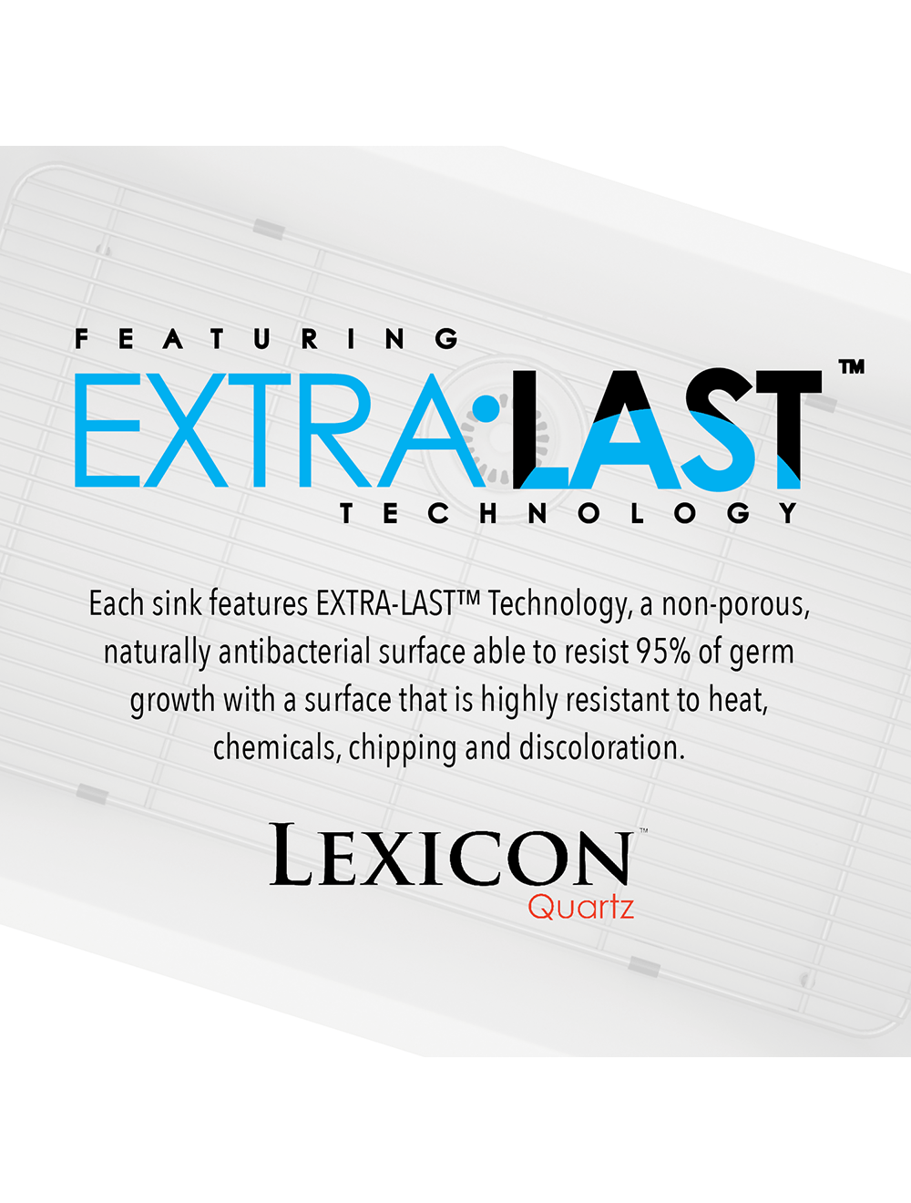 Lexicon Platinum V210 Quartz Composite Oval Vanity Sink Model# V210