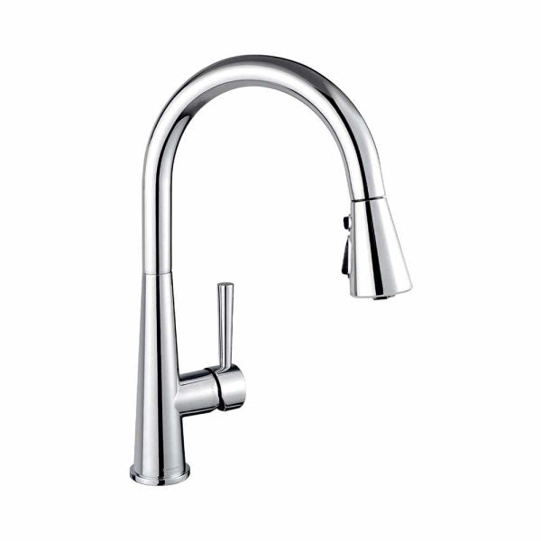 Single Handle Pull-Down 1 Hole Kitchen Faucet in Chrome Model# KSK1123C