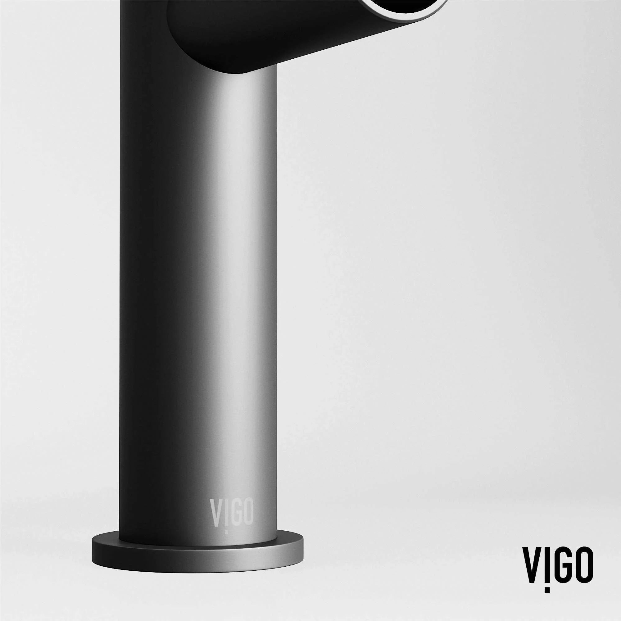VIGO - Ashford Single Hole Bathroom Faucet In Matte Black Model# VG01052MB