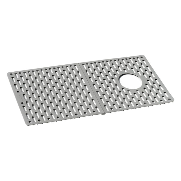 epiStage Ruvati 33-inch Granite Composite Workstation Drop-in Top Mount Kitchen Sink Matte White – Model# RVG1302WH