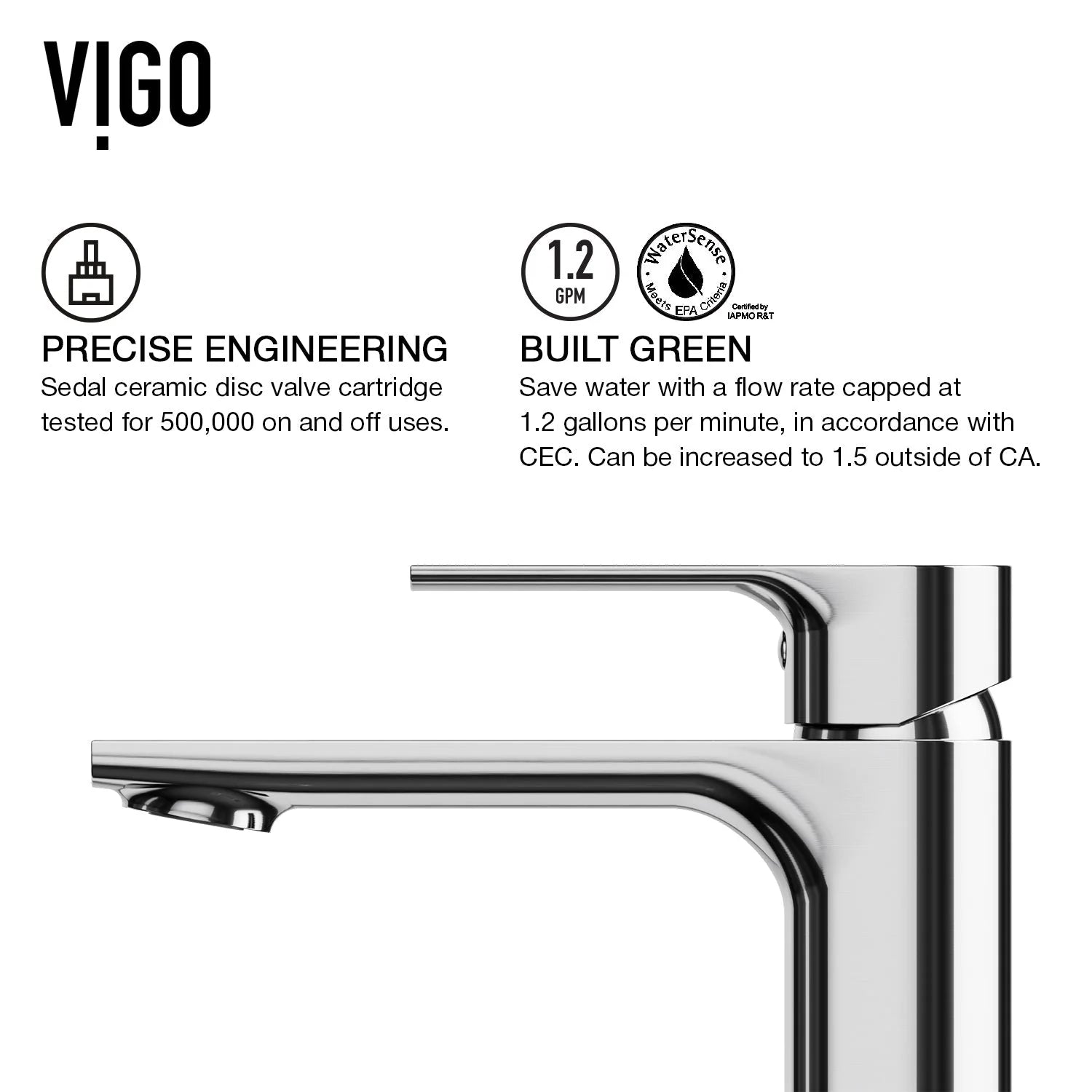 VIGO - Davidson Single Hole Single Lever Bathroom Faucet In Chrome Model# VG01043CH