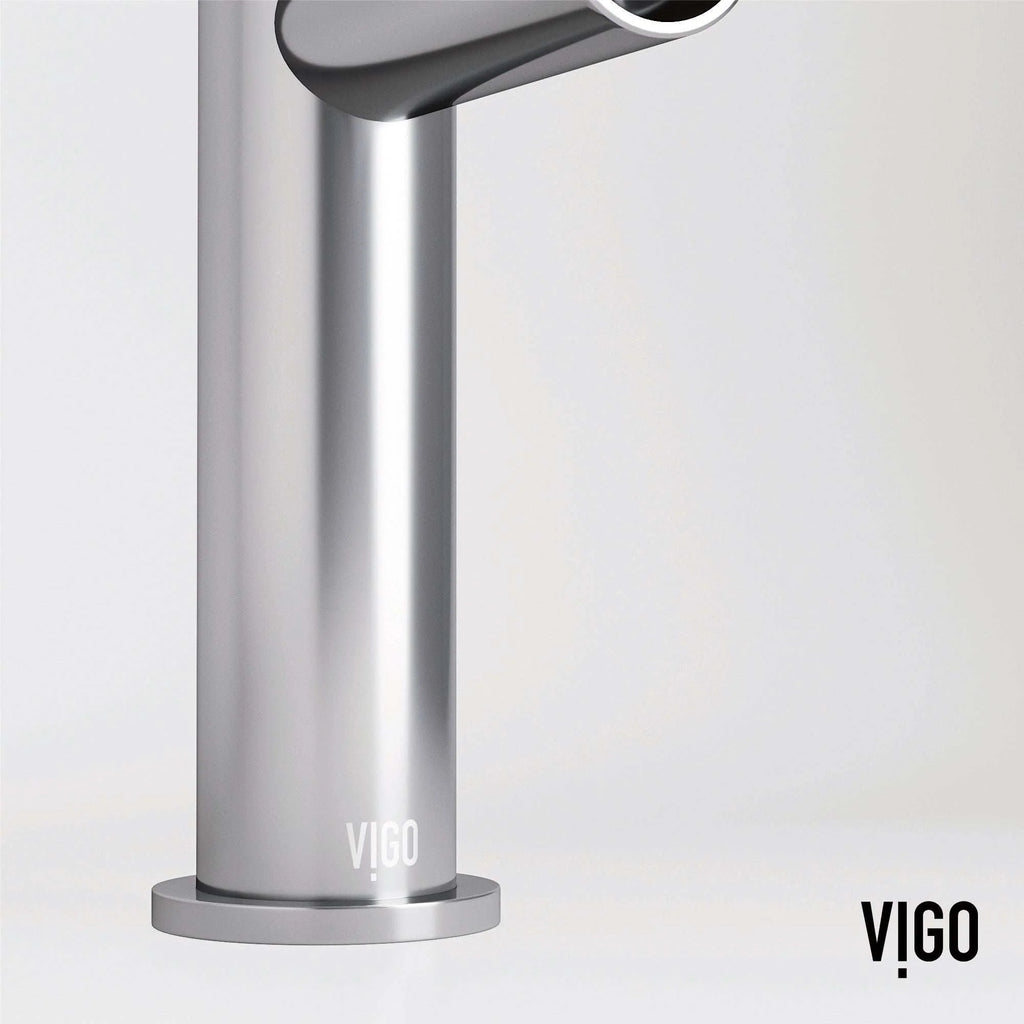 VIGO - Ashford Single Hole Bathroom Faucet In Chrome Model# VG01052CH