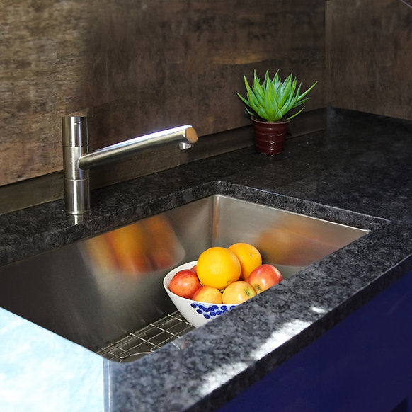 Nantucket Sinks Pro Series Rectangle Single Bowl Undermount Small Radius Corners Stainless Steel Kitchen Sink, 16 Gauge Model# SR3018
