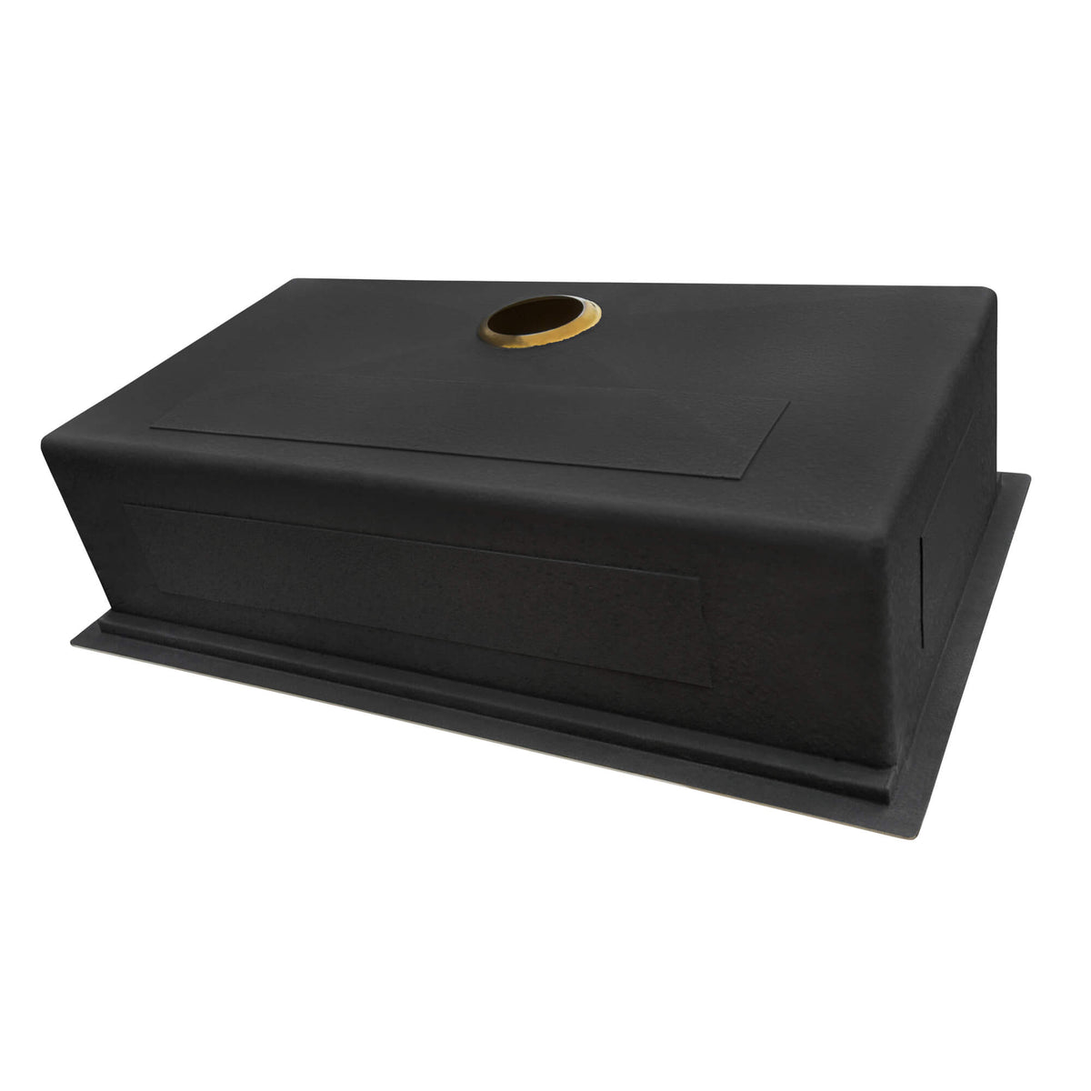 Ruvati 27 inch Matte Gold Workstation Undermount Kitchen Sink Single Bowl Model# RVH6527GG