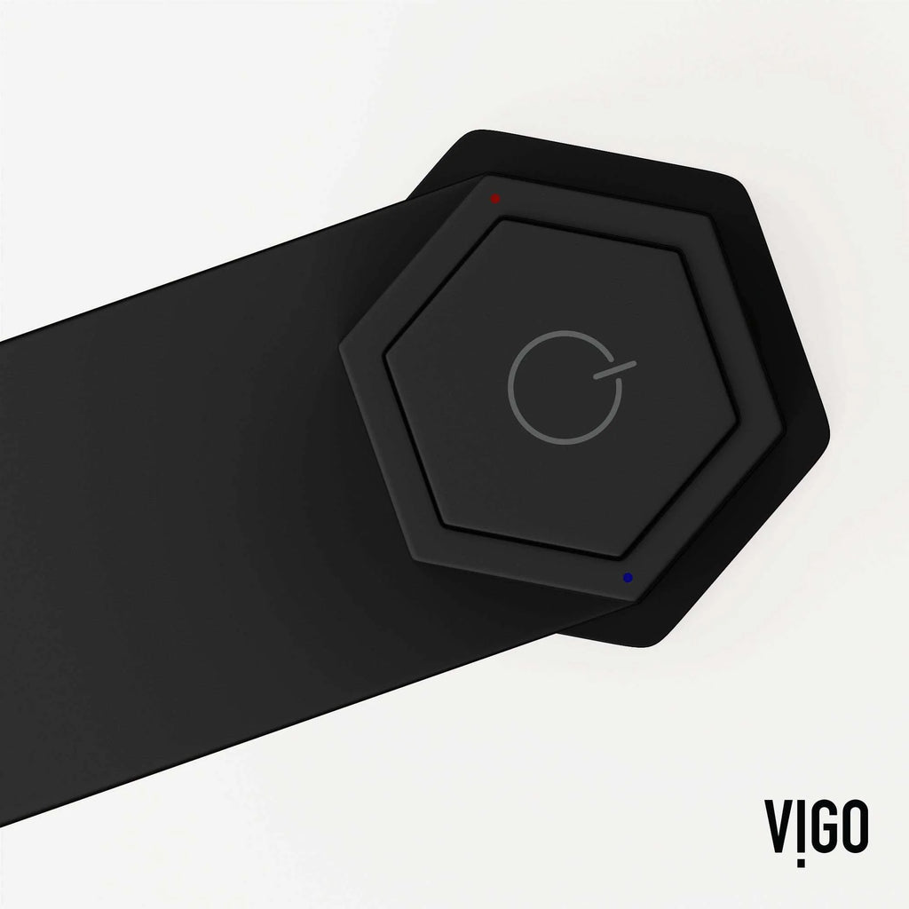 VIGO - Hart Nova Single Hole Bathroom Faucet In Matte Black Model# VG01053MB