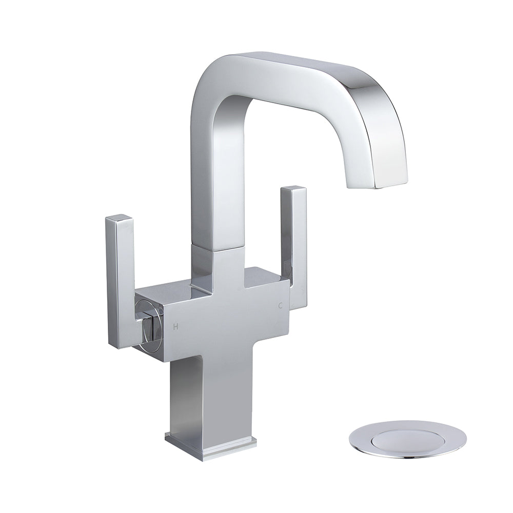 Oakland Two Handle Bathroom Sink Faucet with Pop Up Drain – Model# KSB1216C