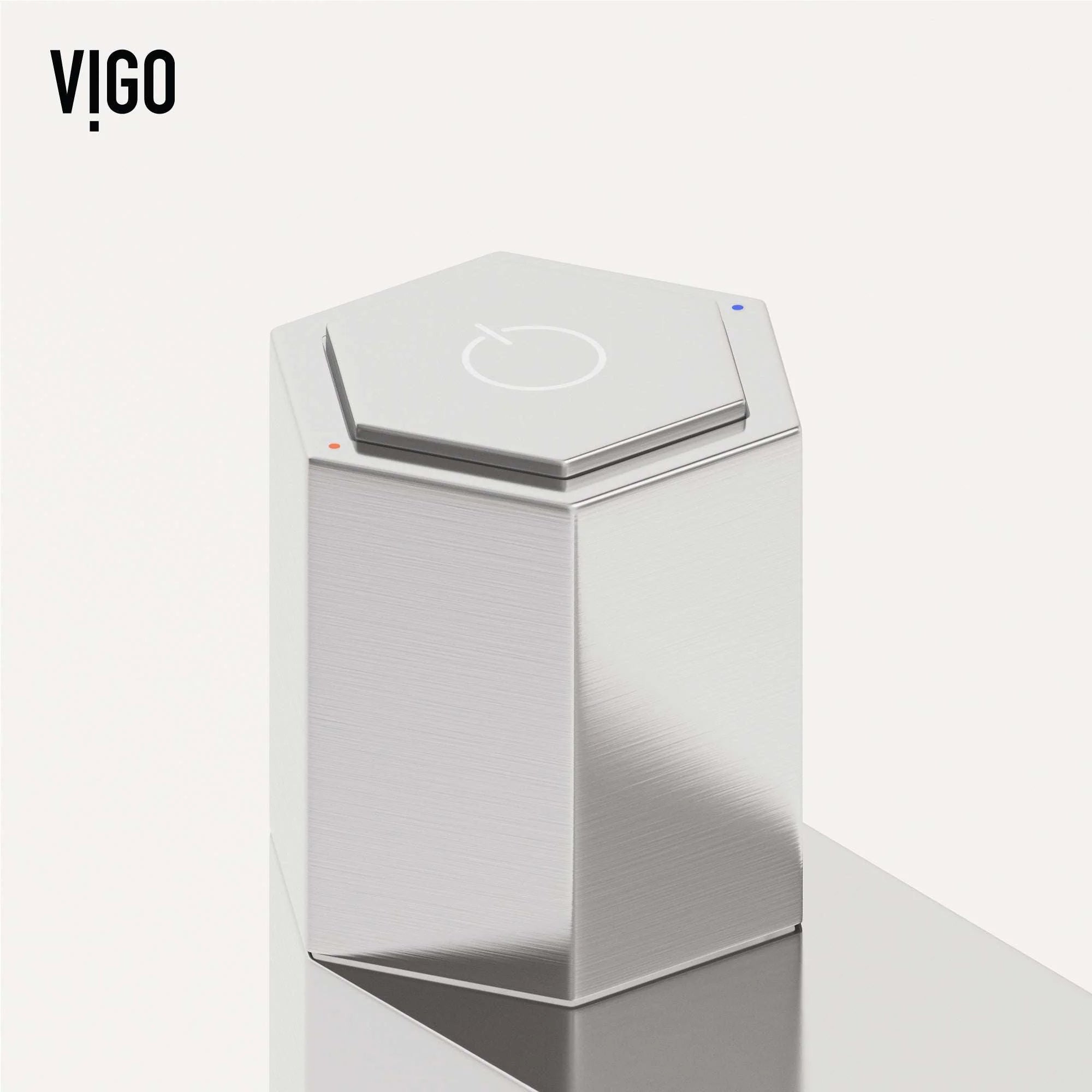 VIGO - Hart Nova Single Hole Bathroom Faucet In Brushed Nickel Model# VG01053BN