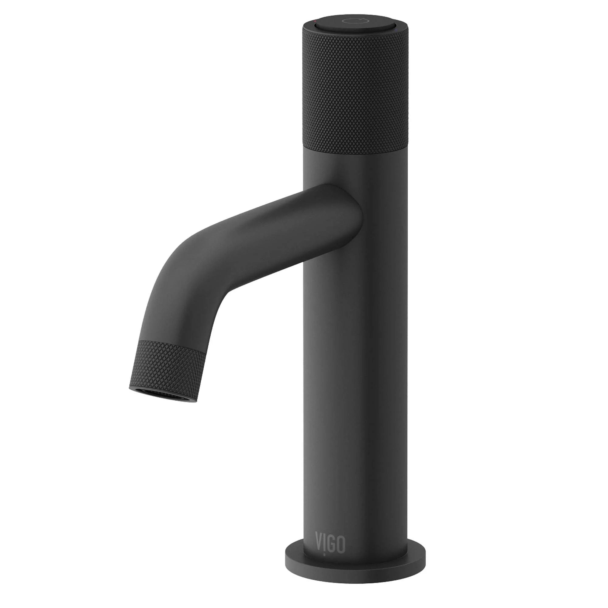 VIGO - Apollo Single Hole Bathroom Faucet In Matte Black Model# VG01048MB