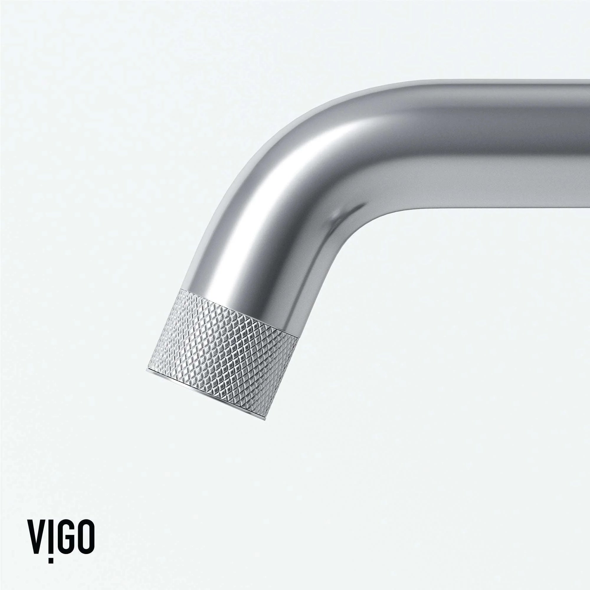 VIGO - Cass Single Hole Bathroom Faucet with Knurled Wheel Handle In Chrome Model# VG01047CH