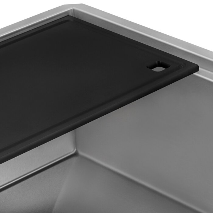 Veniso Nova Model: RVH8584 Ruvati 30-inch Workstation Slope Bottom Offset Drain Undermount 16 Gauge Kitchen Sink – RVH8584