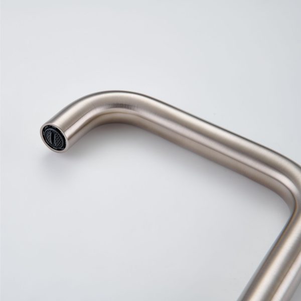 Oakland Wide Spread Bathroom Sink Faucet with Pop Up Drain in Brushed Nickel – Model #KSB8236BN