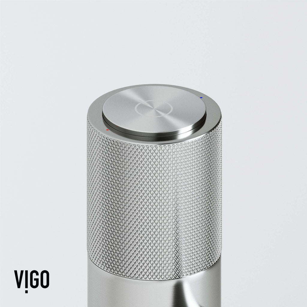 VIGO - Apollo Single Hole Bathroom Faucet In Brushed Nickel Model# VG01048BN