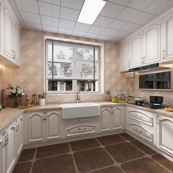 Oakland 36″ Single Bowl Porcelain Apron Farm Sink in White Model # KPF3620W-CB