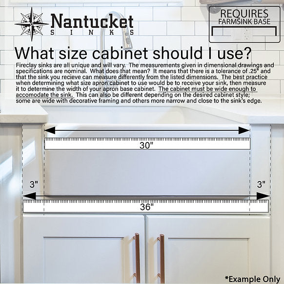 Nantucket Sinks - 36" Fireclay Farmhouse Workstation Single Bowl Kitchen Sink In Matte Black Model# T-PS36MB