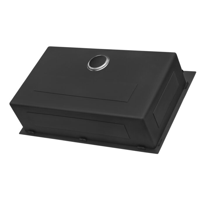 Terraza  Ruvati 33" x 22"Gunmetal Black Stainless-Steel Drop-in Top mount Kitchen Sink 16 Gauge Single Bowl – Model# RVH5005BL