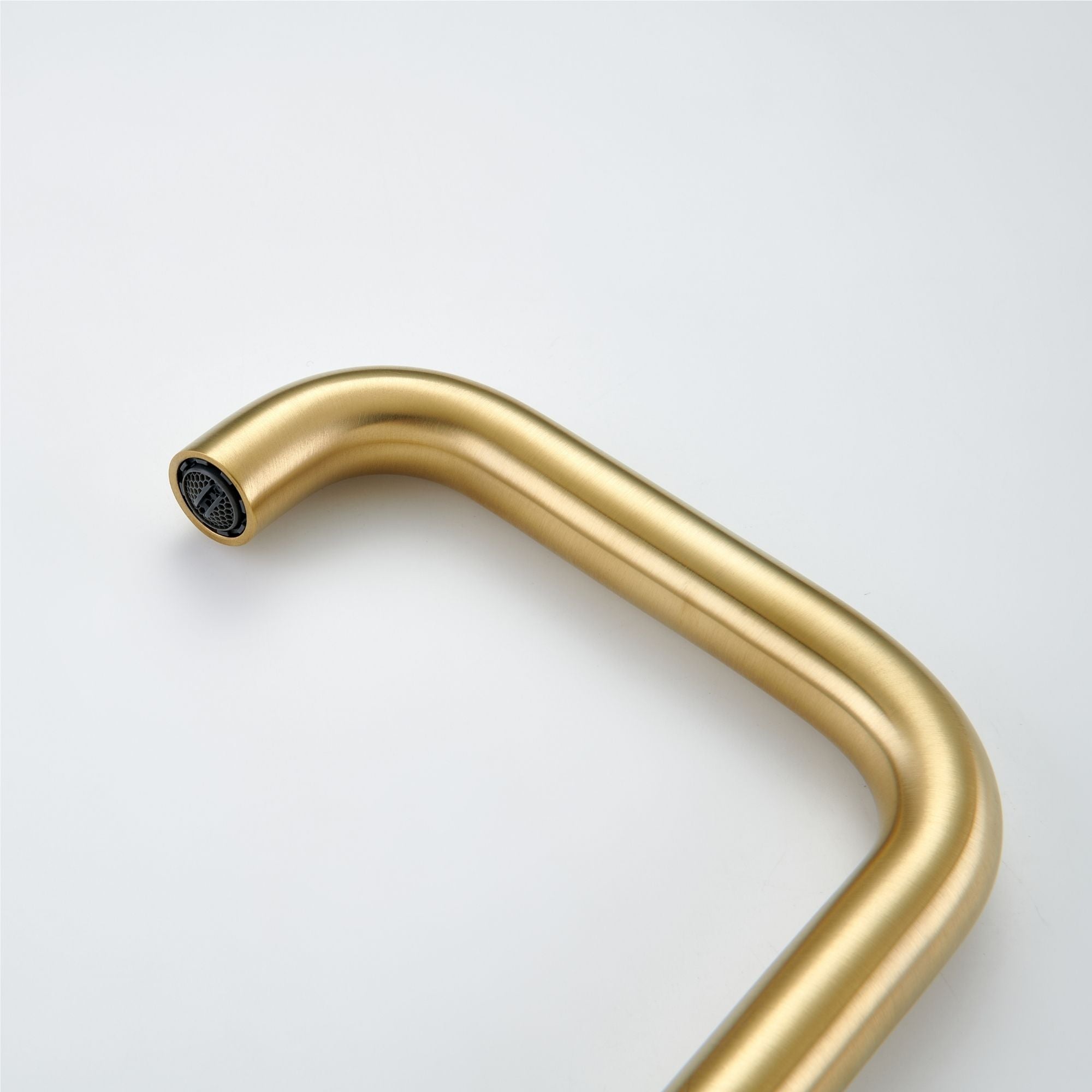 Oakland Wide Spread 2 Handle Bathroom Sink Faucet with Pop Up Drain in Satin Gold – Model #KSB8236SG