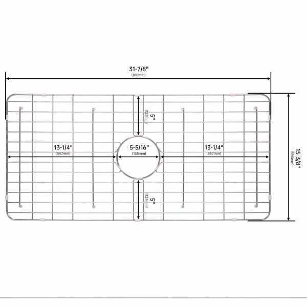 Oakland 36″ Single Bowl Porcelain Apron Farm Sink in White Model # KPF3620W-CB