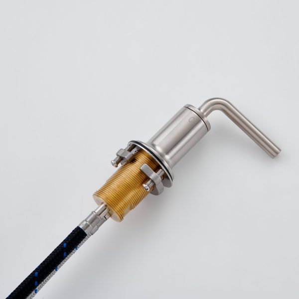 Oakland Wide Spread Bathroom Sink Faucet with Pop Up Drain in Brushed Nickel – Model #KSB8236BN