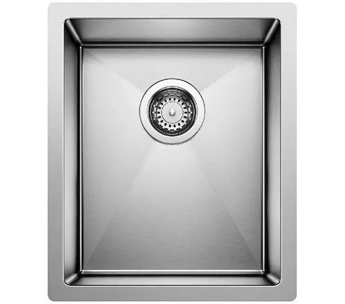 17" x 19" Small Radius Stainless Steel Under Mount Sink