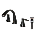 Oakland Wide Spread Bathroom Sink Faucet with Pop Up Drain in Oil Rubbed Bronze Model# KSB8232RB