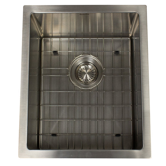 Nantucket Sinks - 15" Outdoor Use Stainless Steel Undermount Bar/Prep Sink Model# AW1518-16