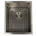 Nantucket Sinks - 15" Outdoor Use Stainless Steel Undermount Bar/Prep Sink Model# AW1518-16