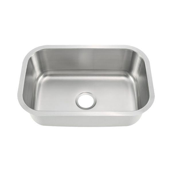 Oakland 27″ Medium Size 18 Gauge Undermount Stainless Steel Single Bowl Rectangular Kitchen Sink Model# KSU27189