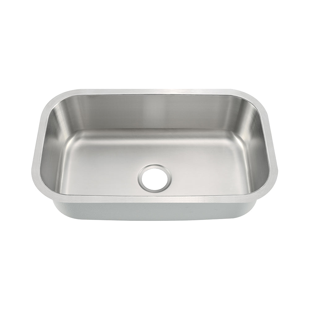 Oakland Large Size 18 Gauge 32″ Undermount Rectangular Stainless Steel Single Bowl Kitchen Sink Model# KSU32199