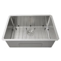 Nantucket Sinks - Pro Series Stainless Steel Undermount Small Radius Corners Rectangle Single Bowl Kitchen Sink, 16 Gauge Model# SR2818-16
