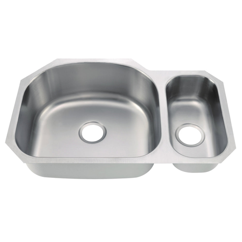 Oakland 32″ x 21″ Undermount Stainless Steel 80/20 Double Bowl Kitchen Sink Model# KSU322195