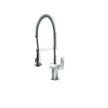 Dawn Single-Lever Pull-Down Spring Spray Kitchen Faucet In Brushed Nickel Model# AB75 3383BN