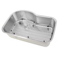 Nantucket Sinks - Oblong Undermount Stainless Steel Kitchen Sink, 16 Gauge Model#  MOBYXL-16