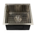 Nantucket Sinks - 15" All-Weather Undermount Outdoor Use Stainless Steel Bar/Prep Sink Model# AW1515-16