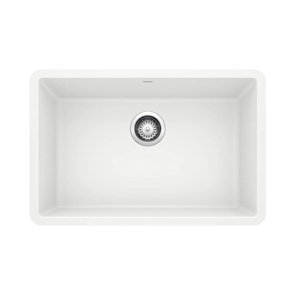 Oakland 23″ Undermount Granite Composite Single Bowl Kitchen Sink In White Model# KGU23189WT