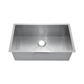 27″ Zero Radius Undermount Single Bowl Stainless Steel Kitchen Sink - Model #KSH27189S