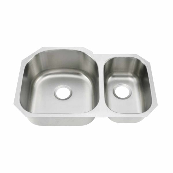 Oakland 32″ x 21″ Undermount Stainless Steel Double Bowl Kitchen Sink 70/30 Model# KSU322197B