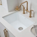 Fiamma Model: RVL3030WH Ruvati 30-inch Fireclay Undermount / Drop-in Topmount Kitchen Sink Single Bowl – White – RVL3030WH