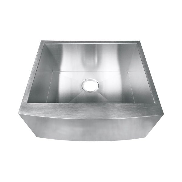Oakland 24″ Apron Front Farmhouse 16 Gauge Stainless Steel Single Bowl Kitchen Sink Model# KSF242010S