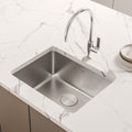 Modena Model: RVM5908 Ruvati 23-inch Undermount Kitchen Sink 16 Gauge Stainless Steel Single Bowl – RVM5908
