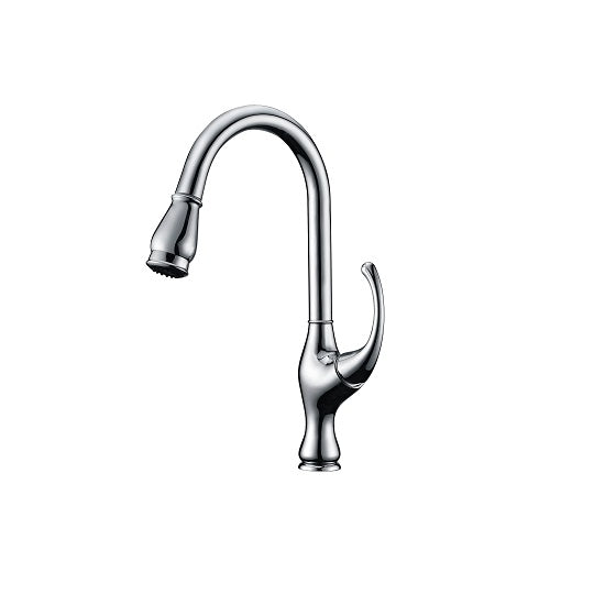Dawn Single-Lever Pull-Out Kitchen Faucet In Chrome Model# AB08 3157C