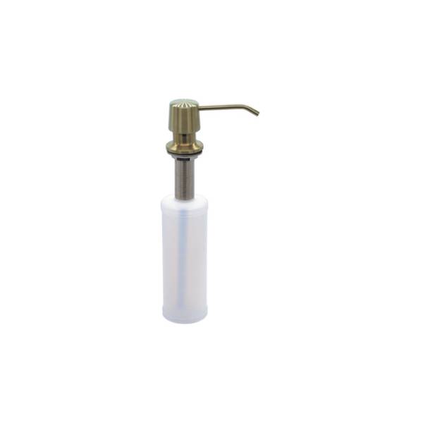 Oakland Soap Dispenser in Satin Gold - Model# KSSD-07