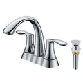 4″ Center Set Two Handles Bathroom Sink Faucet with Pop Up Drain in Chrome Model# KSB4231C