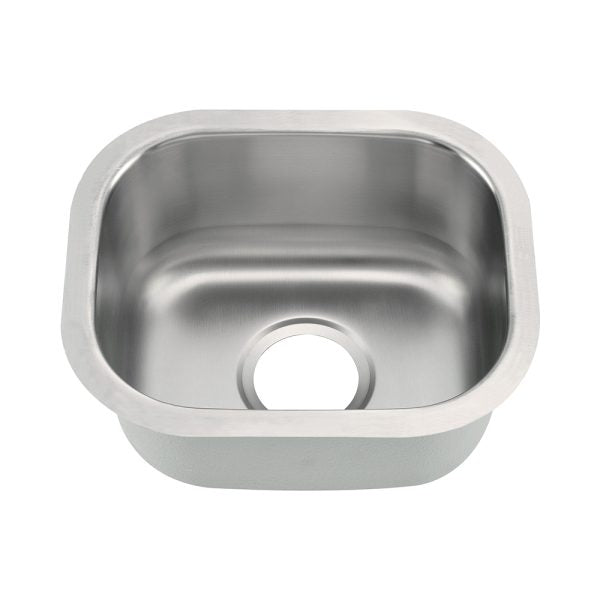 Oakland 13″ Undermount 18 Gauge Stainless Steel Single Bowl Bar/Prep Sink Model# KSU1513