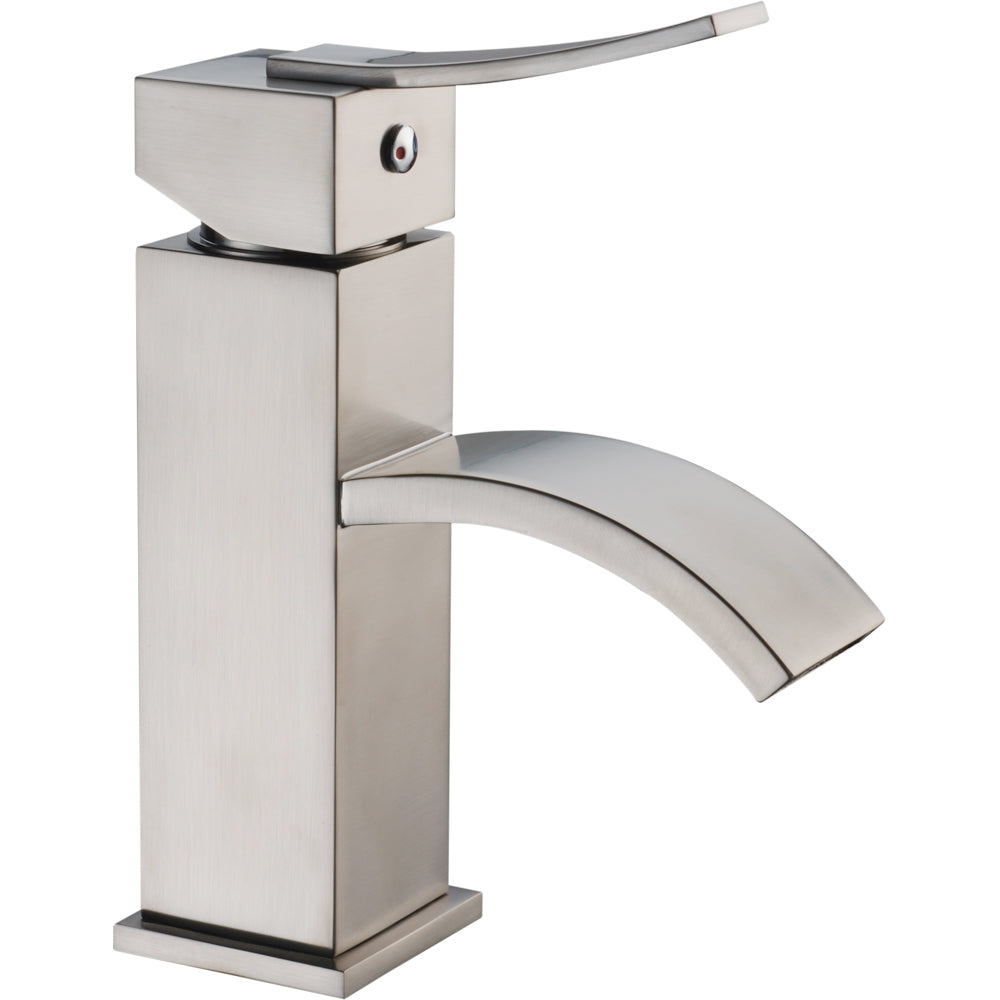 Dawn Single Lever Lavatory Faucet With Sheetflow Spout In Brushed Nickel Finish Model# AB78 1258BN