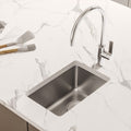 Modena Model: RVM5815 Ruvati 15-inch Undermount Bar Prep Kitchen Sink 16 Gauge Stainless Steel Single Bowl – RVM5815