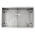 Nantucket Sinks - 28" Pro Series Large Rectangle Single Bowl Undermount Zero Radius Stainless Steel Kitchen Sink Model# ZR2818-16